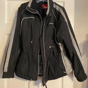 Marker Black and Gray Ski Jacket